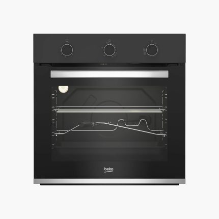 فرن غاز بلت ان بشواية كهرباء بيكو، 60 سم، 66 لتر، اسود - BBIH12100BC