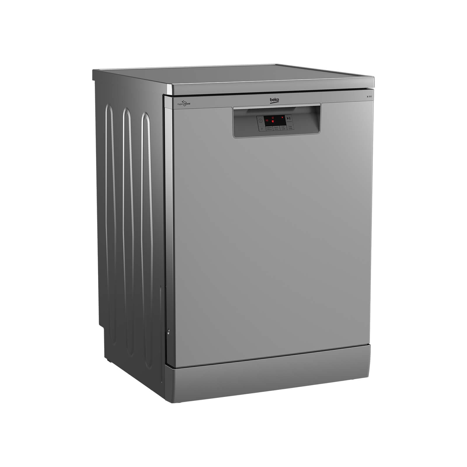 غسالة أطباق بيكو ديجيتال، 14 افراد، 60 سم، فضي - BDFN15420S