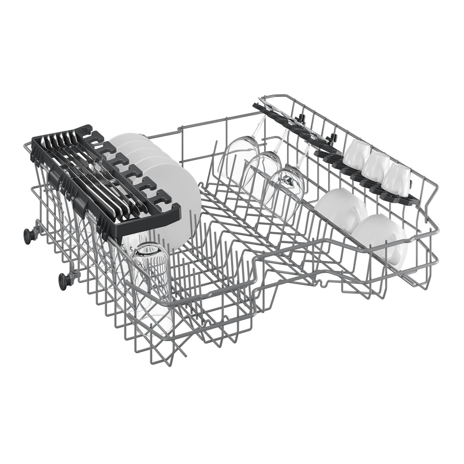 غسالة أطباق بيكو ديجيتال، 14 افراد، 60 سم، فضي - BDFN15420S