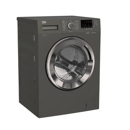 غسالة ملابس بيكو فول اوتوماتيك بتقنية الانفرتر، تحميل امامي، 8 كجم، رمادي – WTV 8612 XMCI2