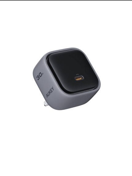 أوكي كوميت PA-C1 شاحن جداري USB-C صغير للغاية بقوة 30W الأكثر إحكاما في العالم بتقنية GaN و PD ، ضمان عامين