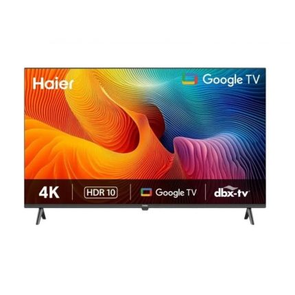 تلفزيون هاير 43 بوصة ال اى دى UHD بدون فريم سمارت بريسيفر بلت ان - H43K75